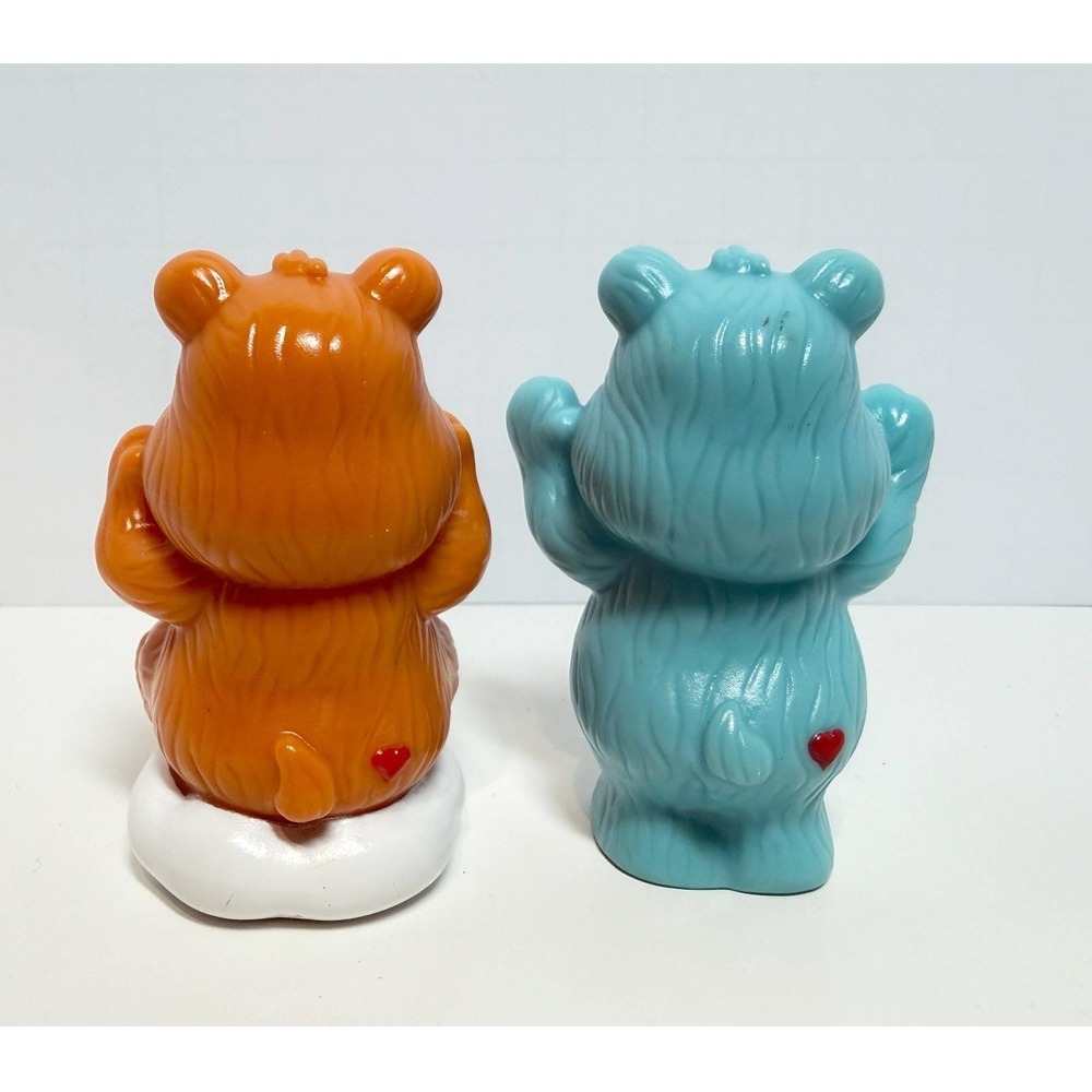 2 Vintage 1980s Care Bears Pencil Topper Cake Toppers Lot TCFC 2.5" - Picture 2 of 5